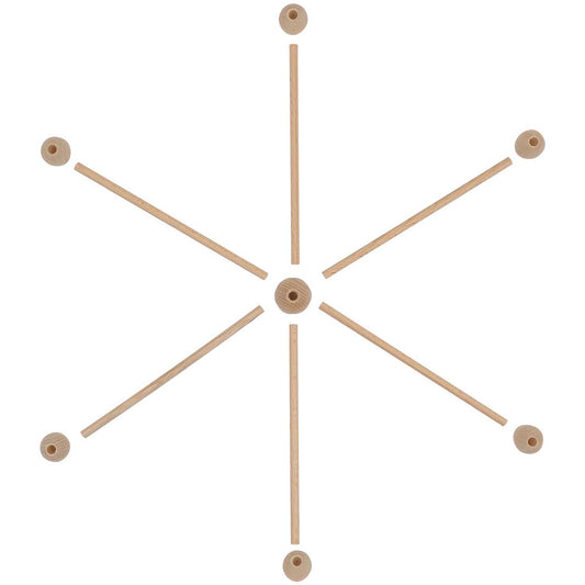 MOBILE ETOILE AVEC BOULES