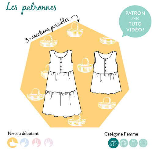 Patron Les Patronnes robe ou top femme