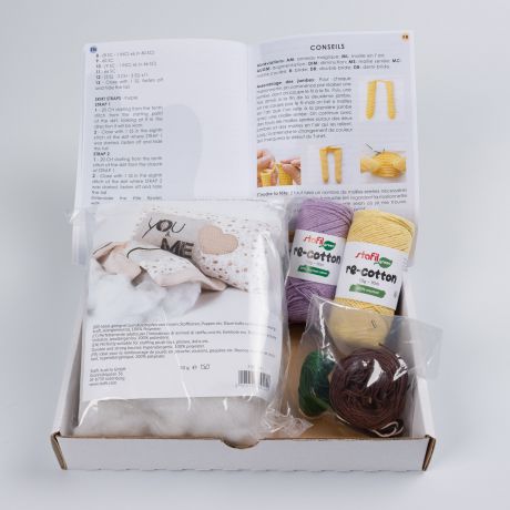 Kit crochet amigurumi Stafil giraffy