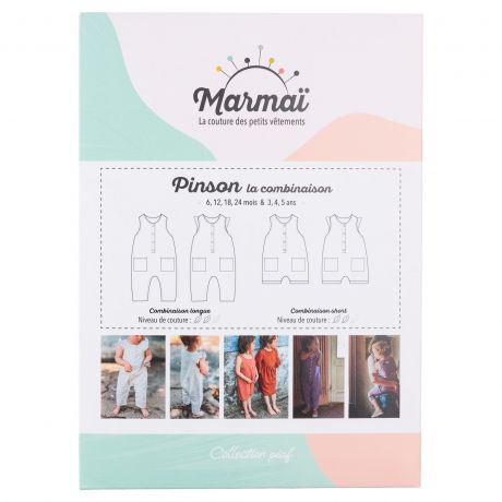 Patron Marmaï combinaison pinson 6 mois - 5 ans