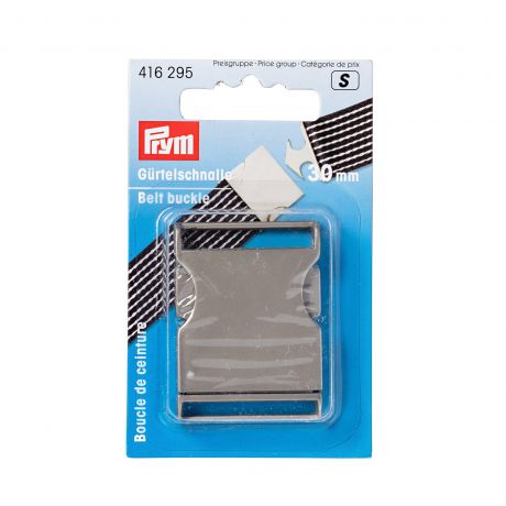 Boucle anti glisse 30 MM argent