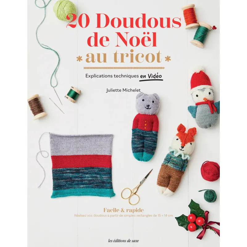 20 doudous de Noël au tricot