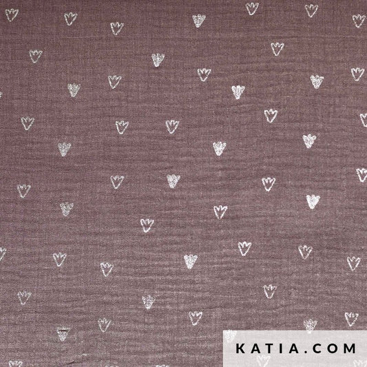 DOUBLE GAZE MOTIF ARGENTE