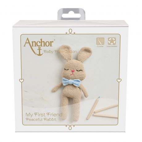 Kit crochet ANCHOR my first layette - BUNNY
