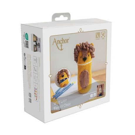 Kit crochet Anchor® trousse crayons lion