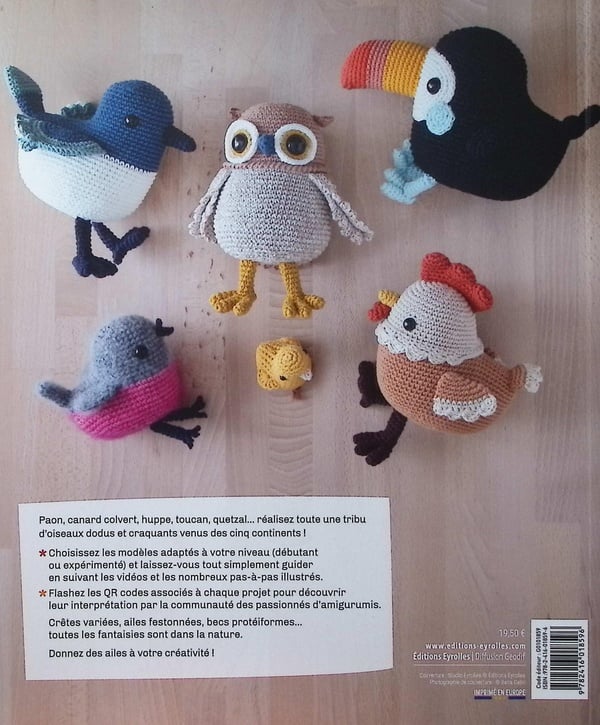 Mes jolis oiseaux au crochet : 19 modèles colorés expliqués pas à pas