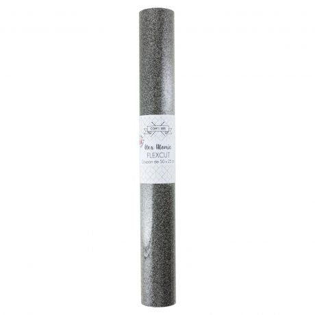 Flex paillettes atomic NOIR sparkle 50X25 CM