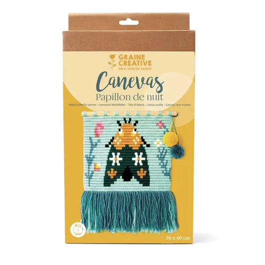 Kit canevas papillon de nuit