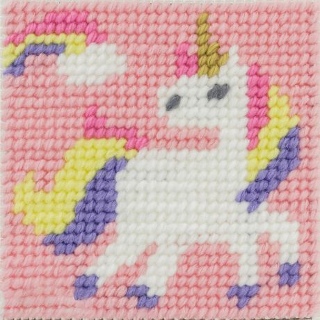 Kit canevas soudan 20x20 la fée licorne