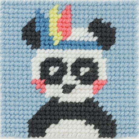Kit canevas soudan 20x20 pandi-panda