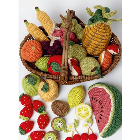 Le panier de la marchande au crochet Créapassions