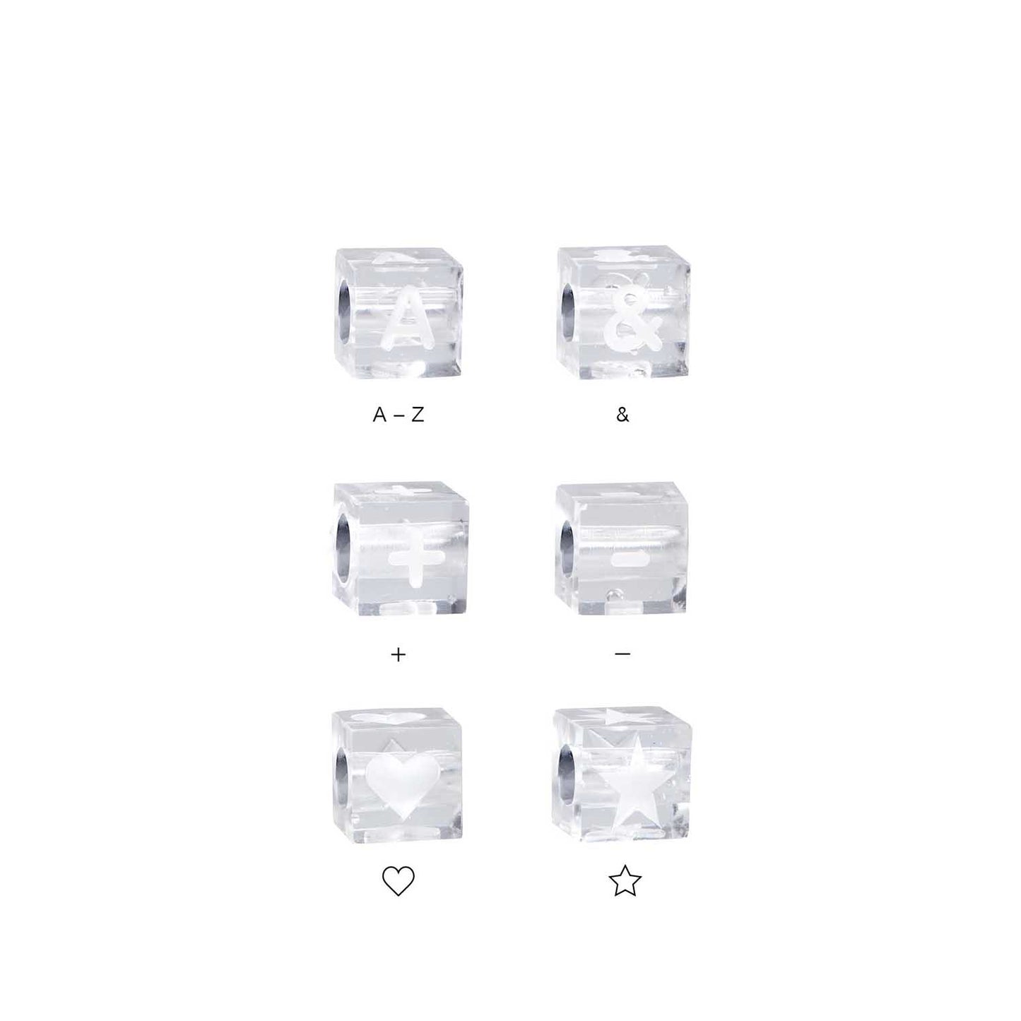 Moule en Silicone, Cubes de Lettres