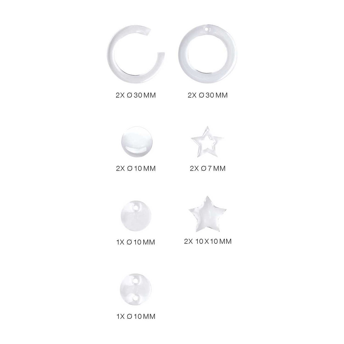 Moule en Silicone, Boucle d'oreille