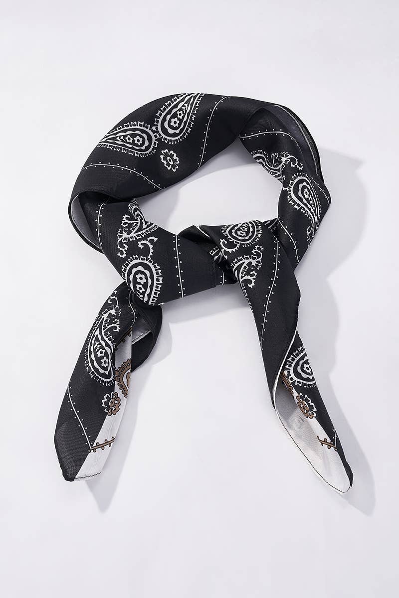 Foulard à motif 65 X 65 CM FL382DF: Rose / 100% Polyester