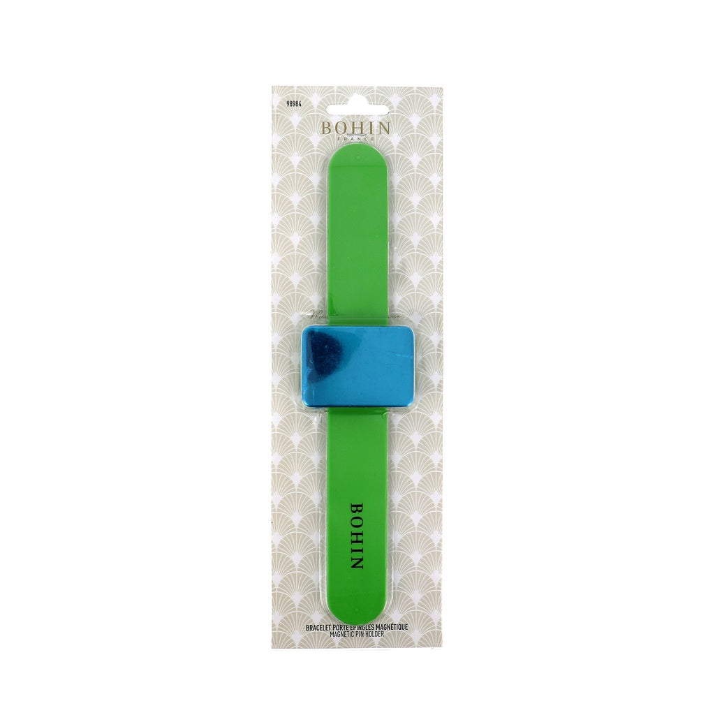 Bracelet porte épingles magnétique vert