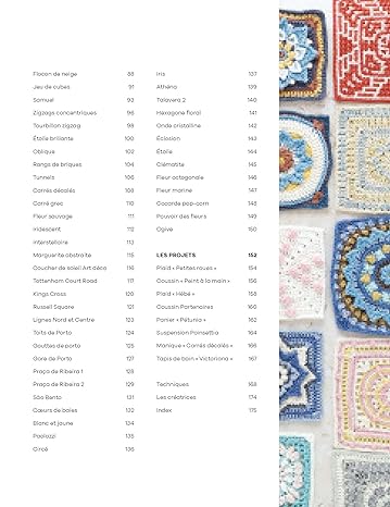 Le grand livre des granny squares. 100 modèles originaux à crocheter: 100 modèles originaux à crocheter