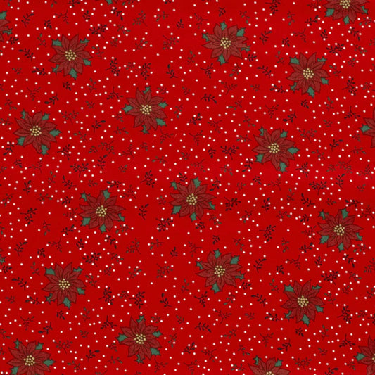 Popeline de coton imprimé de Noël