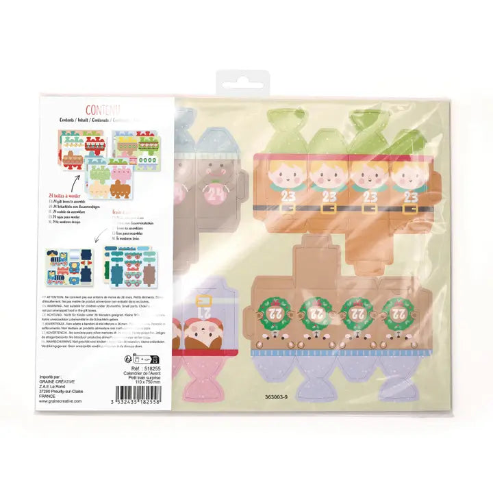 CALENDRIER DE L'AVENT PETIT TRAIN SURPRISE