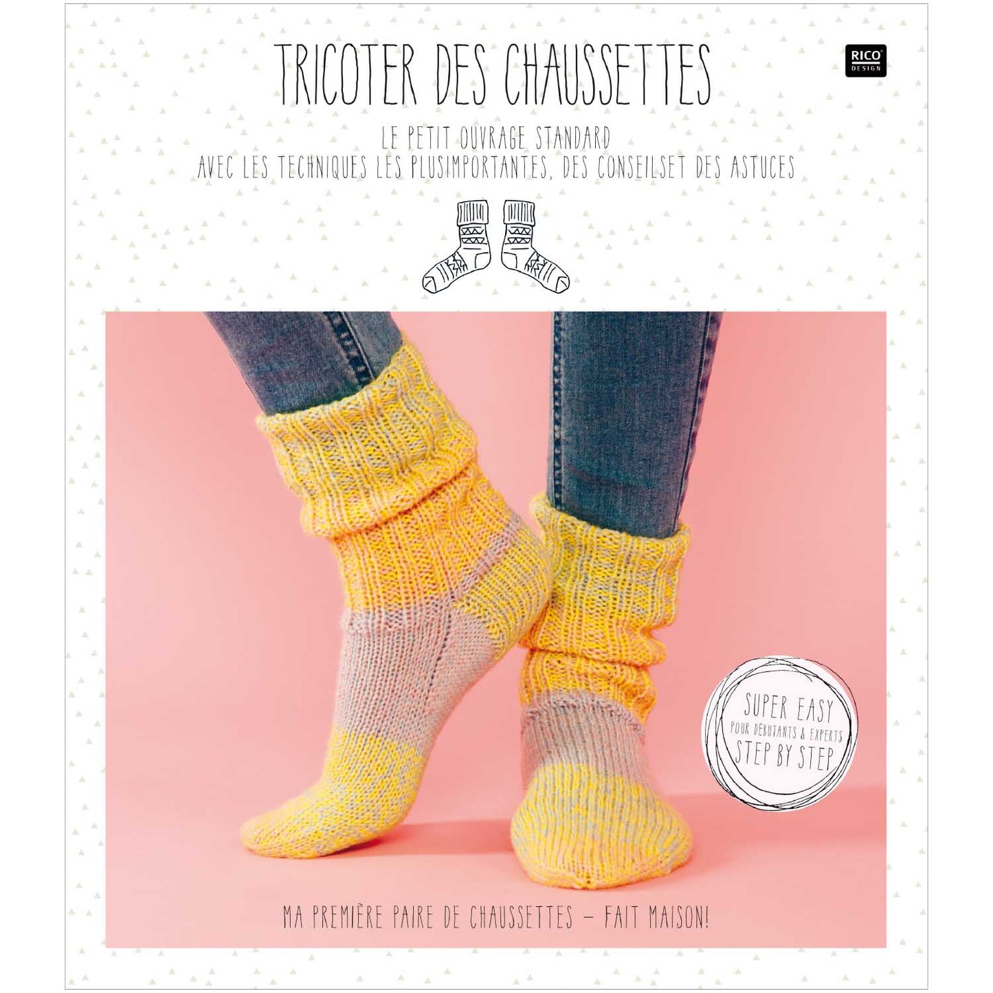 Livre Tricoter ses chaussettes - Rico design