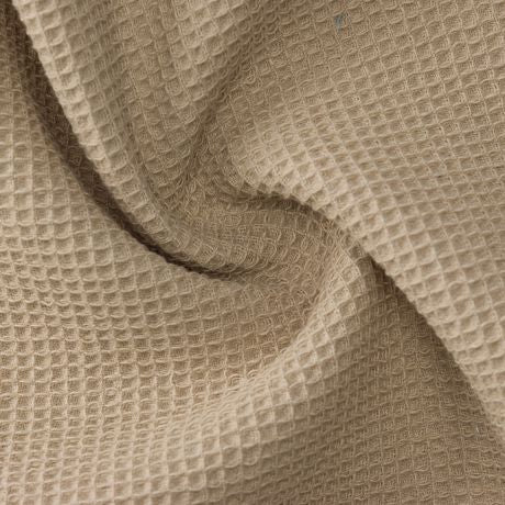 Tissu mini nid d'abeille BEIGE