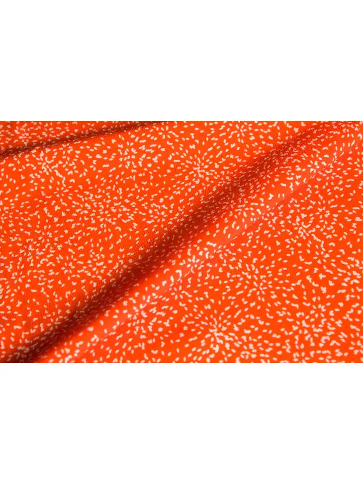 Tissu viscose Confetti orange MY DRESS MADE