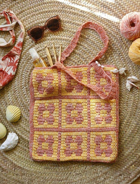 KIT Sac au crochet Mosaïque