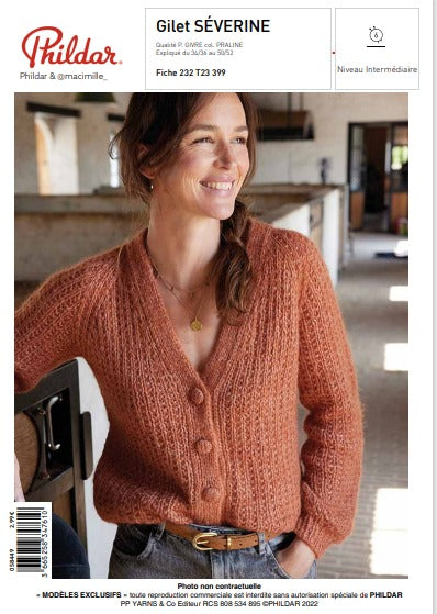 Gilet femme Séverine FICHE PDF