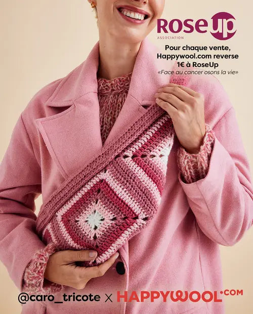 Kit Crochet Banane Rosa