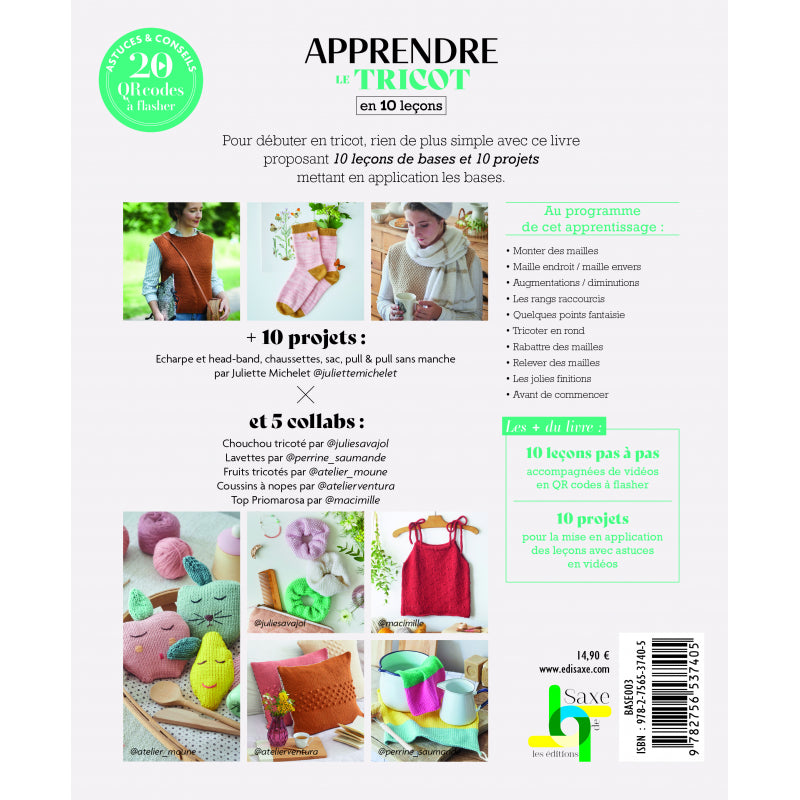APPRENDRE LE TRICOT EN 10 LEÇONS