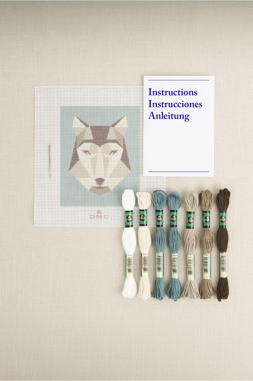 Kit canevas Motif LOUP