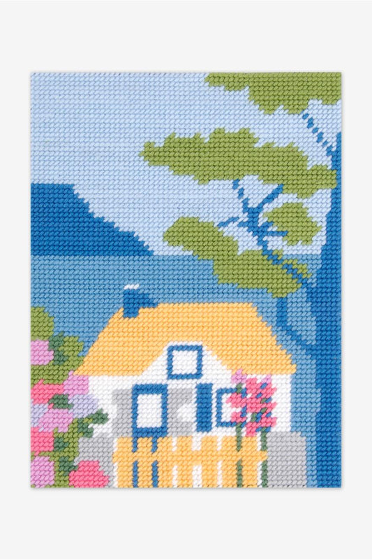 Canevas motif la Chaumière
