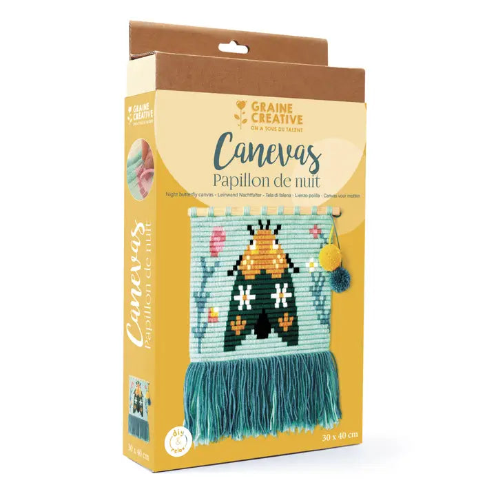 Kit canevas papillon de nuit