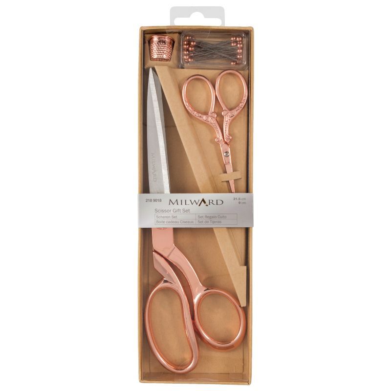 Set de 3 ciseaux couture léopard