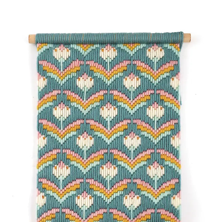 Kit canevas fleurs tropicales