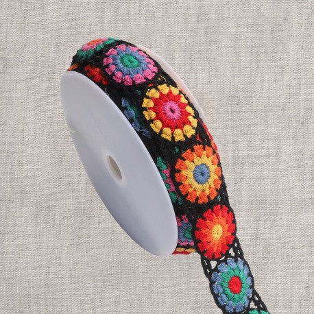 GALON CROCHET ROSACE