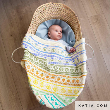 Kit Rainbow Garden KAL 2026 – Katia Fair Cotton