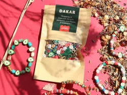 MÉLANGE DE PERLES HEISHI ET DE BRELOQUES - DAKAR