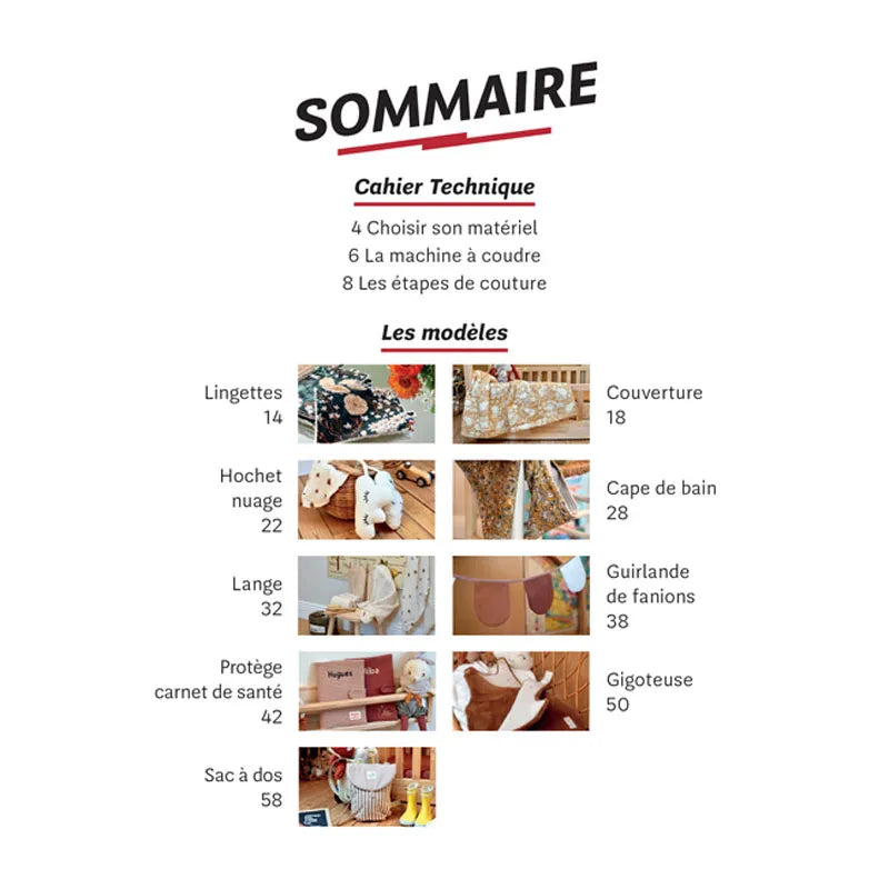 Objectif Couture : Mes premiers projets pour bébé