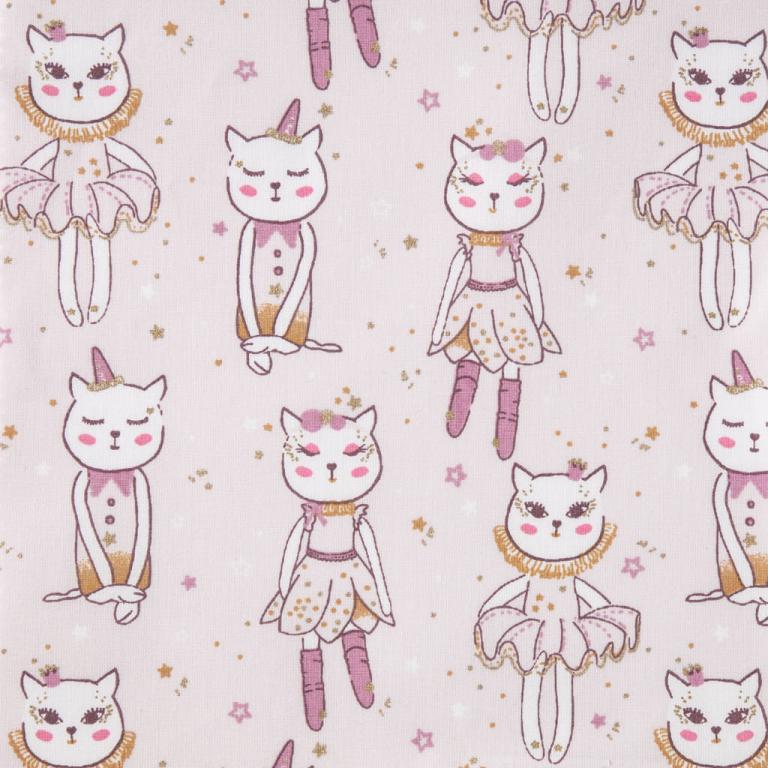 COTON CHATS ROSE CLAIR / GOLD