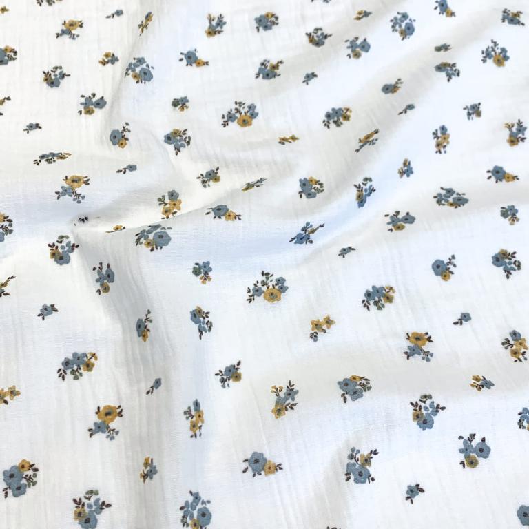 Carré double gaze de coton - Serviette visage - mouchoirs lavables en tissus - serviette de table
