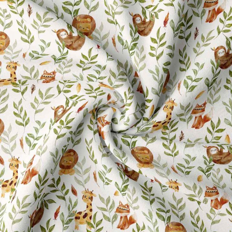 COTON MOTIF SAVANE
