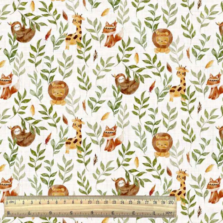 COTON MOTIF SAVANE