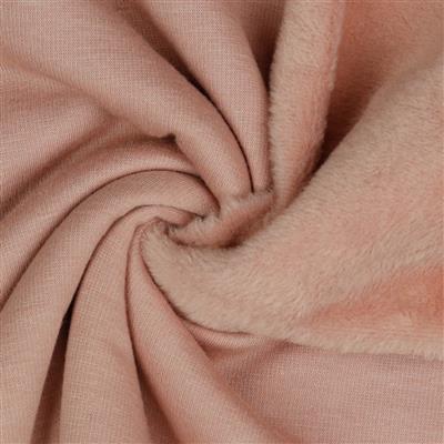 Tissu sweat brossé ROSE