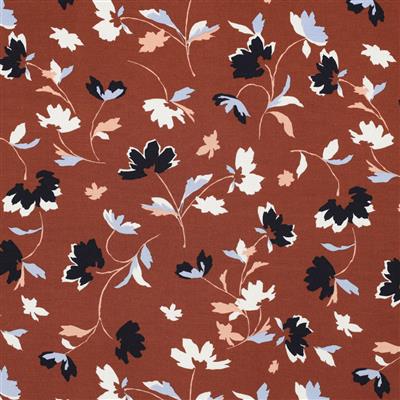 Viscose POPLIN FLOWER