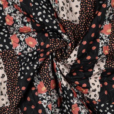 Tissu veste matelassé patchwork