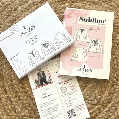 Patron Veste Sublime (32 au 52)