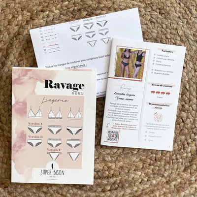 Patron Ensemble Lingerie Ravage (32 au 52)