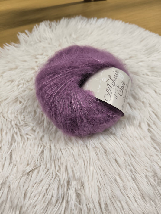 70864 Mohair et soie Mauve