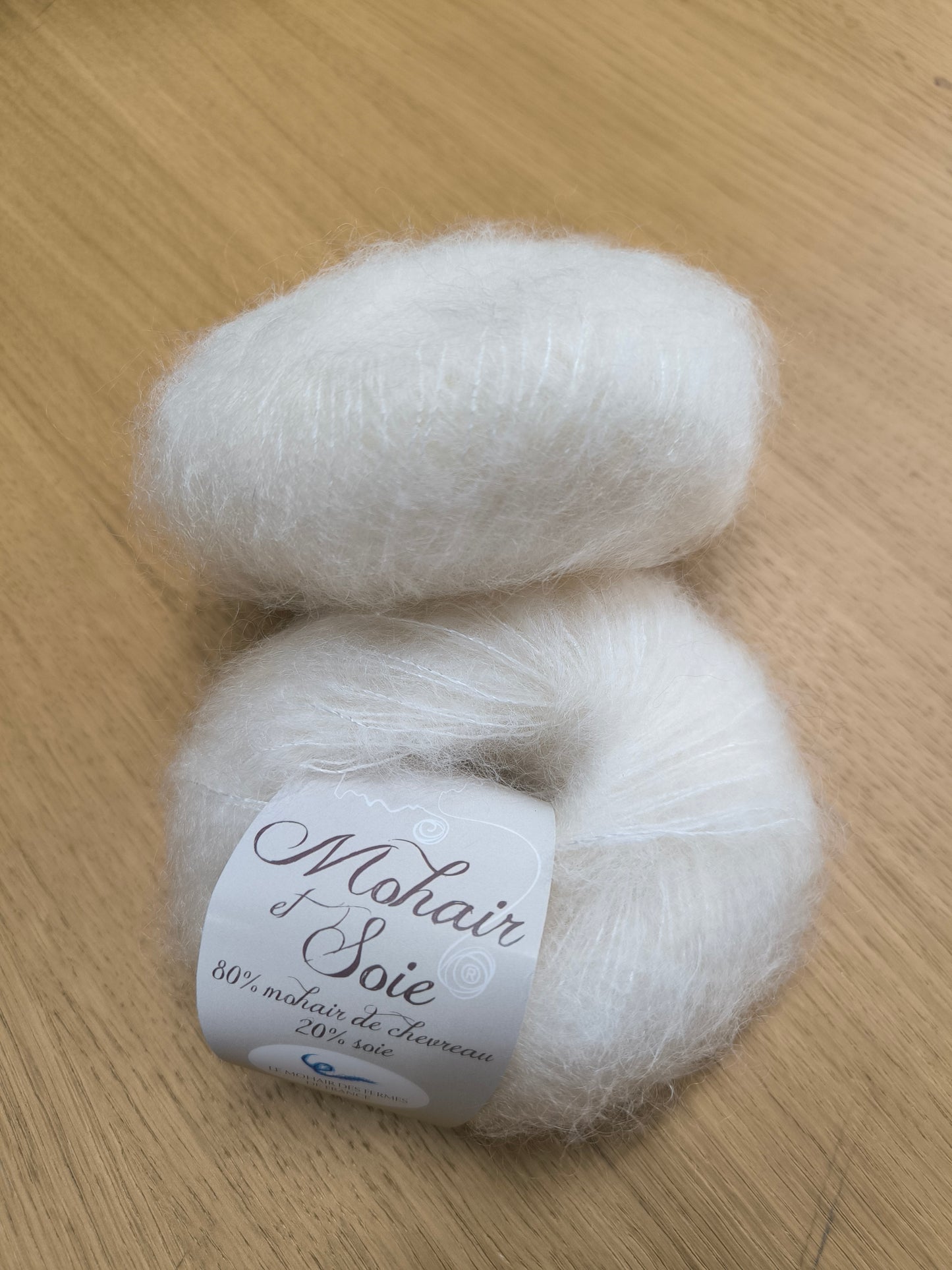 830 Mohair et soie ECRU