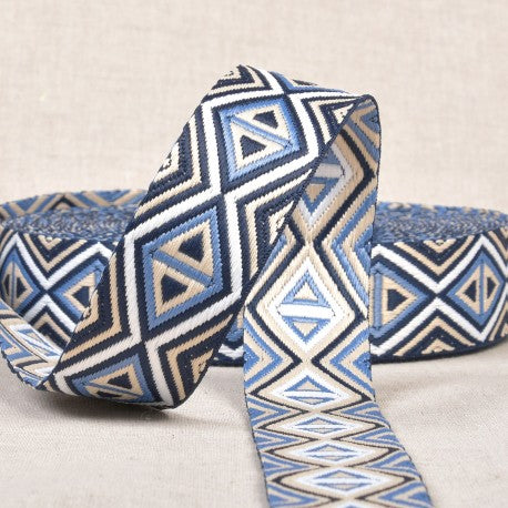 Sangle losange bleu marine